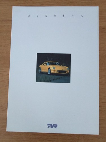 Tvr cerbera sales brochure - sales,