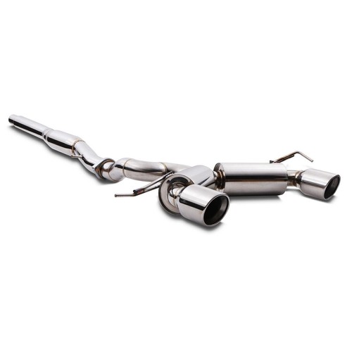 Stainless race cat back - race,