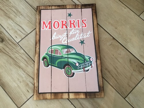 Morris minor wall plaque - minor, hand