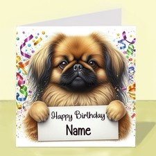 Personalised Pekingese Dog