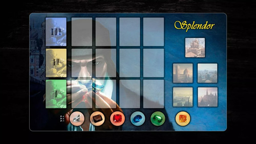 Play mat for splendor - play, dixit/