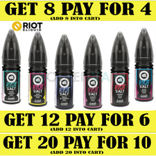 Riot Squad 10ml Nic Salt E Liquid 5mg / 10mg / 20mg 50/50 VG/PG - All Flavours