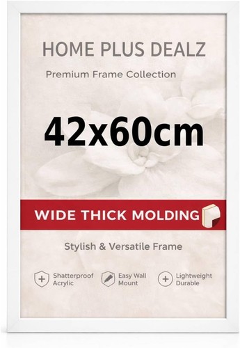 White picture frame - frame, cm