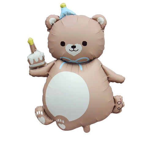 Teddy bear balloon birthday - teddy,
