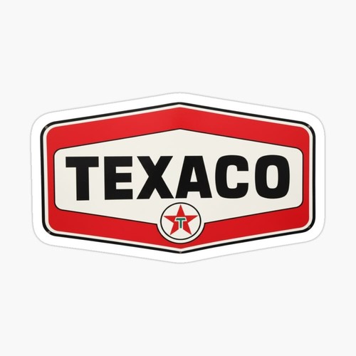 Texaco logo sticker decal car - texaco,