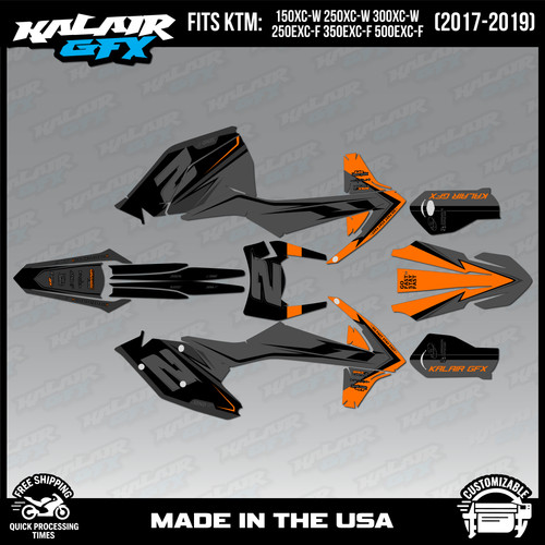 Graphics kit for ktm - graphics,