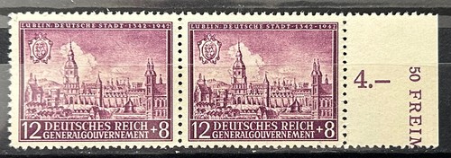 1942 german stamps - german, pair