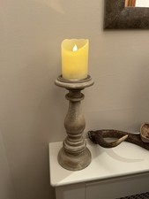 Rustic Wooden Candle Holder