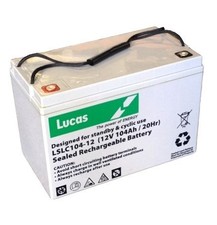 Lucas 12v 104ah agm battery - lucas,