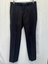 Dress trousers Primark black size W34" L32" polyester mens