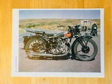 VINCENT HRD MOTORBIKE BRO 759 POSTER ADVERT READY FRAME A4 SIZE # D