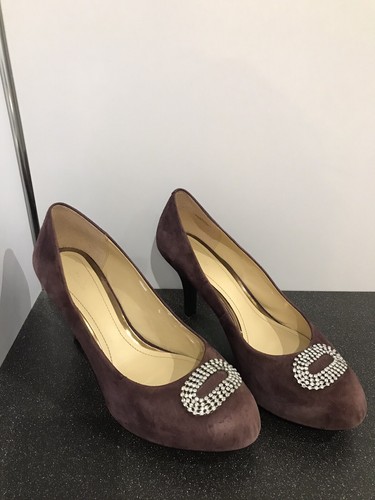 Clarks ladies aubergine suede - clarks,