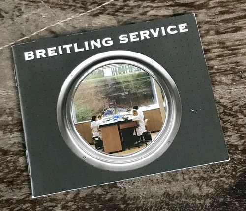 Breitling service booklet - breitling,