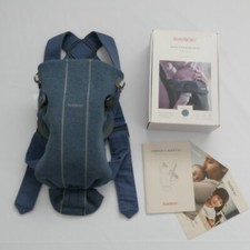 BabyBjorn Carrier Mini, Dove Blue, 3D Jersey in Excellent Condition, RRP £105.00