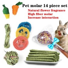14Pcs Pet Chew Toys Set Treats
