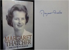 SIGNED; MARGARET THATCHER -