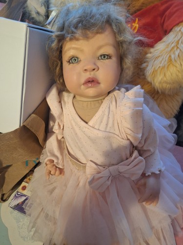 Reborn girl doll aleina - girl, by