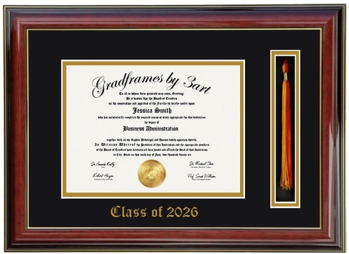 Diploma frame with tassel - frame,