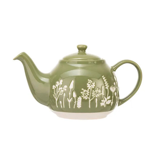 Siip wax resist floral green - wax, 2