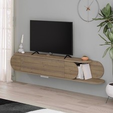 Dark Oak 1 Door TV Stand 2