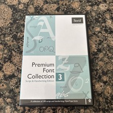 Serif Premium Font Collection 3 Script & Handwriting Edition DVD