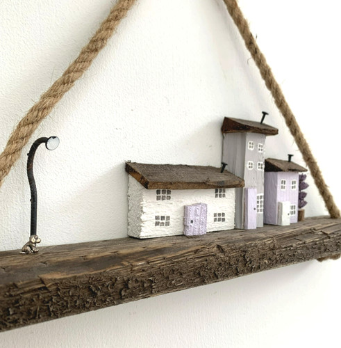 Spaniel dog wood cottage wall - wood,