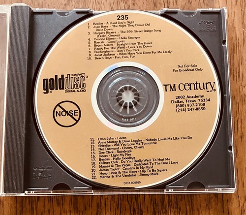 Century gold disc 235 cd - tm,