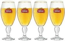 4 x Stella Artois Special Edition Wimbledon Chalice Glasses 33cl to Line NEW