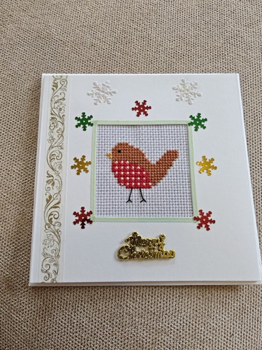 Handmade cross stitch - cross,