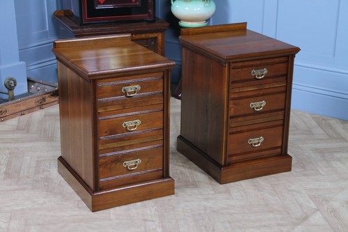 Pair victorian walnut - pair, of