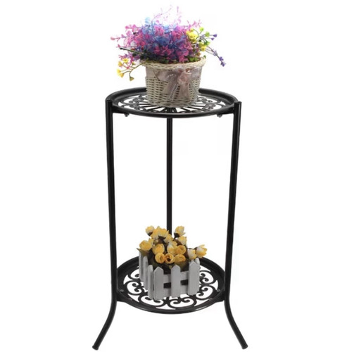 Iron flower pot - pot, rack