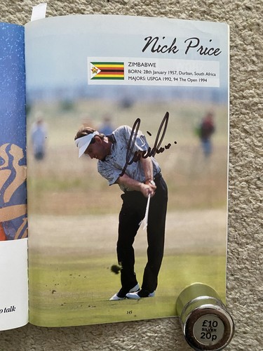 Nick price autograph royal - price,