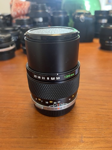 Olympus 135mm zuiko lens - f3.5,