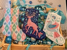 Emma Congdon Mini Stocking Decorations Christmas Cross Stitch Chart