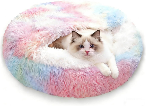 Calming dog bed fluffy - calming,