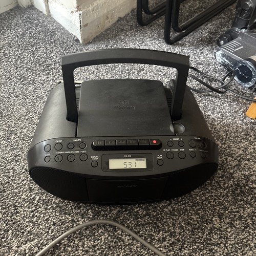 Sony cfd s70 radio cassette - sony,