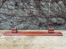 Vintage Mahogany wooden Sword Stand, 71.5 cm long.