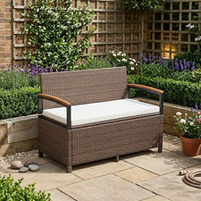 Garden storage bench seater - garden,