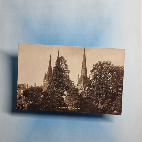 Lichfield cathedral postcard - lichfield,