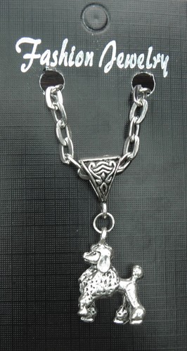 Poodle dog pendant - dog, necklace