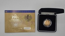 2002 sovereign gold proof - sovereign, full