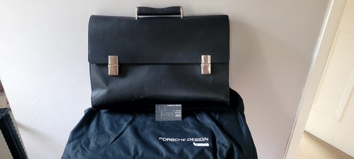Porsche design black leather - black,