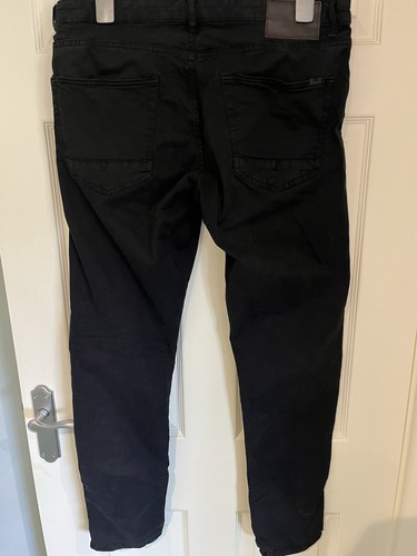 Zara mens black canvas skinny - mens,