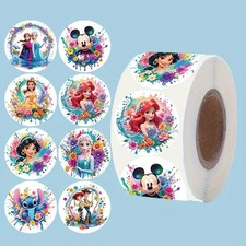 Disney Princess Mickey Mouse Stickers – Cute Floral Kids Party Decals Set