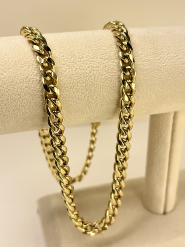 9ct gold men curb - curb, chain