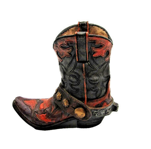 Cowboy boot figurine - cowboy,