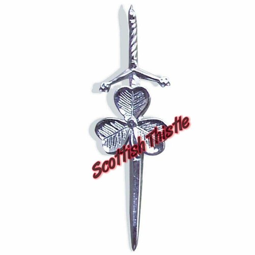 Irish shamrock kilt pins - ,