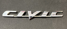 HONDA CIVIC  - VINTAGE  CAR BADGE / EMBLEM - 175 X 25  MM
