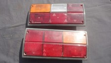 PAIR OF VW TRANSPORTER T25 REAR LIGHT LENSES ULO ASSEMBLY T3 UNITS