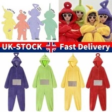 Halloween Adult Teletubbies Costume Disi Onesis Lala Cosplay Jumpsuit Pajama